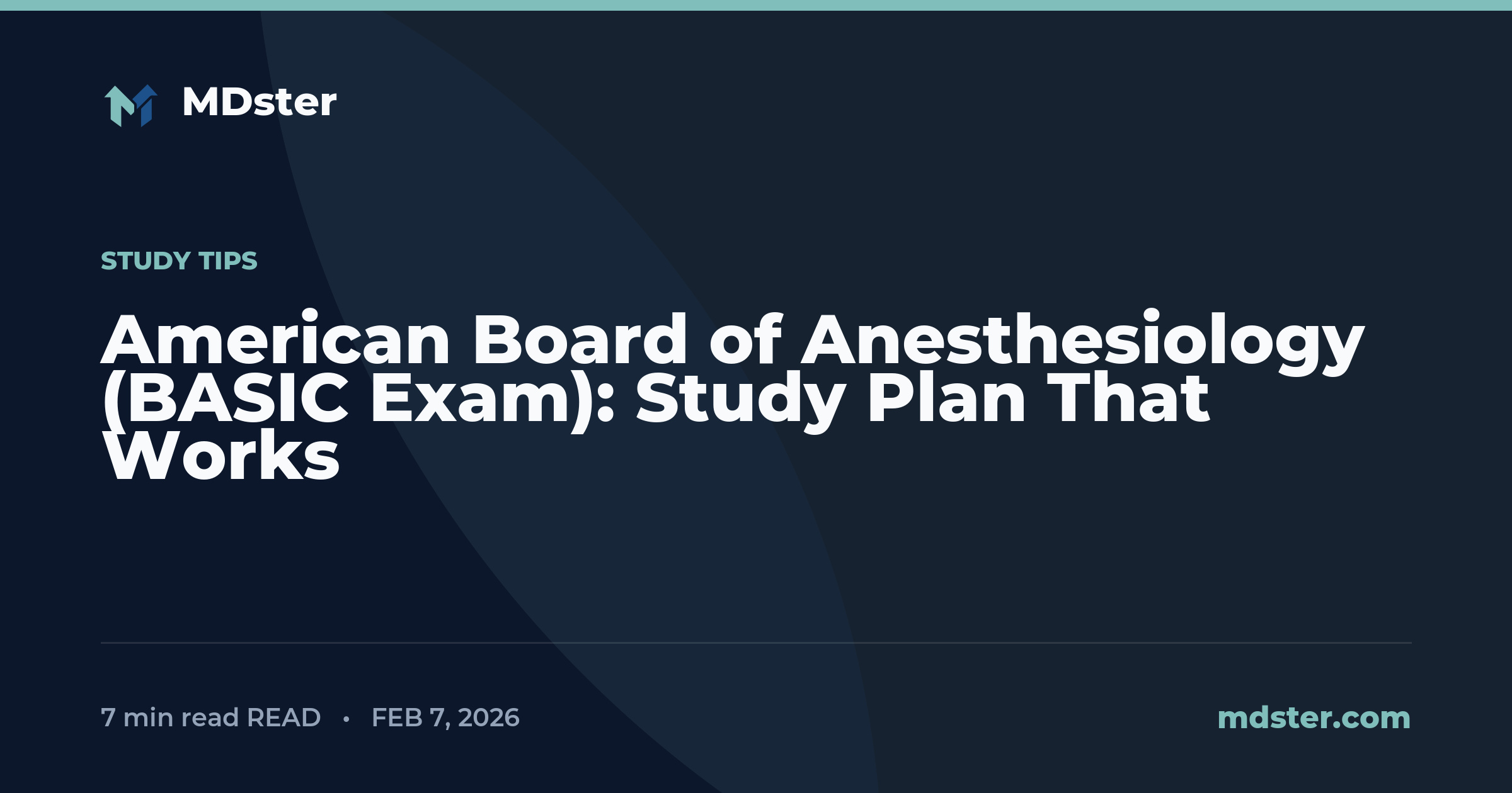 ABA BASIC Exam Study Tips & Schedule (Feb 2026) | MDster